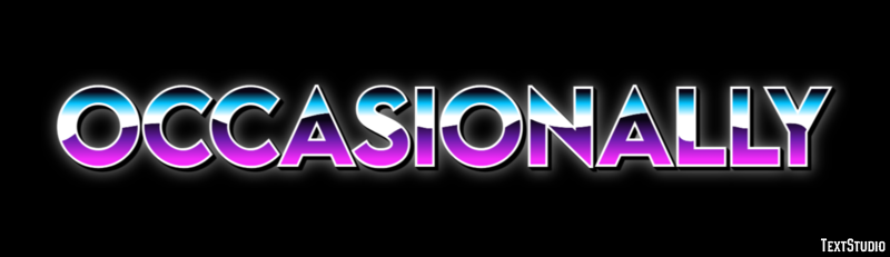 Occasionally Text Effect