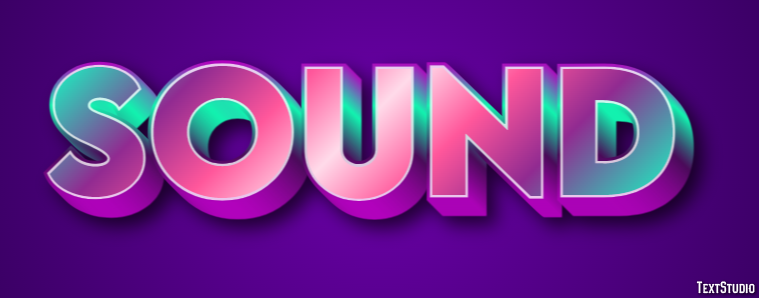Sound Text Effect
