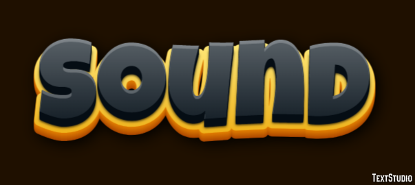 Sound Text Effect
