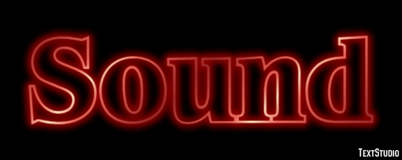 Sound Text Effect