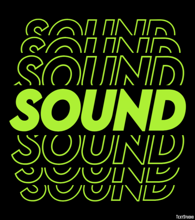 Sound Text Effect