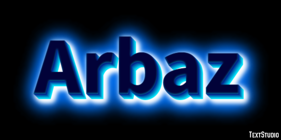 Arbaz Efecto de Texto