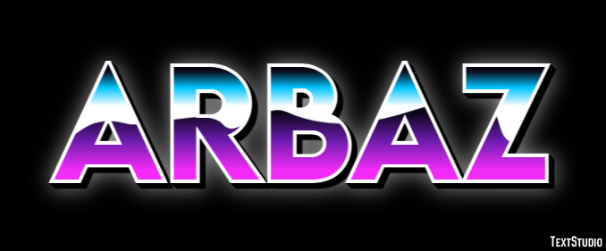 Arbaz Text effect