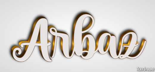 Arbaz Text Effect