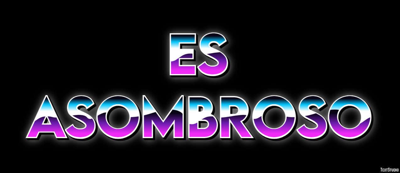 Es asombroso Effetto testo