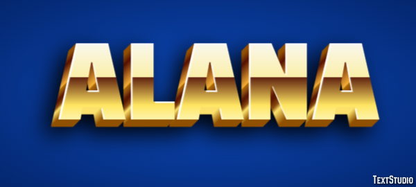 Alana Efecto de Texto