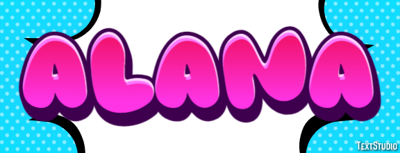Alana Efecto de Texto