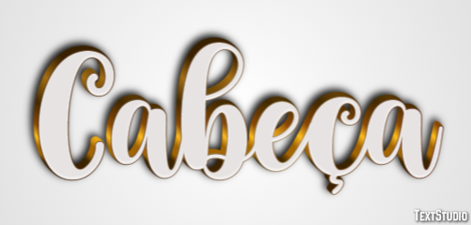 Cabeça Efeito de texto