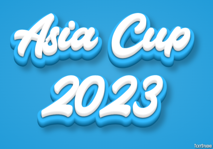 Asia Cup 2023 Metin efekti