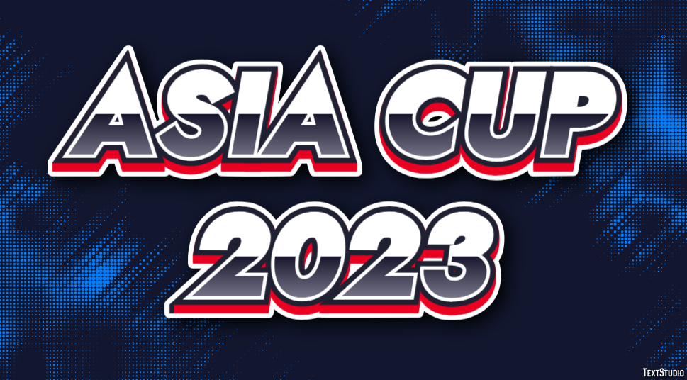 Asia Cup 2023 Metin Efekti