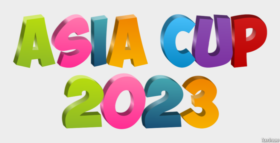 Asia Cup 2023 Metin efekti