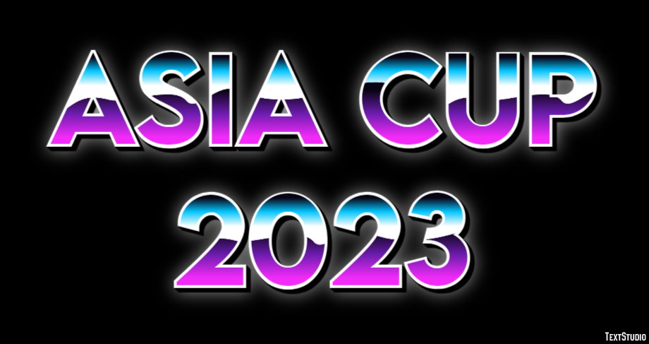 Asia Cup 2023 Metin efekti