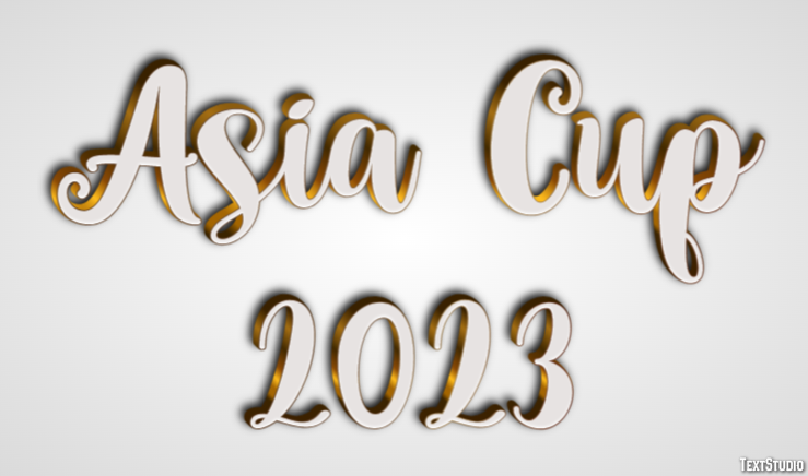 Asia Cup 2023 Metin Efekti