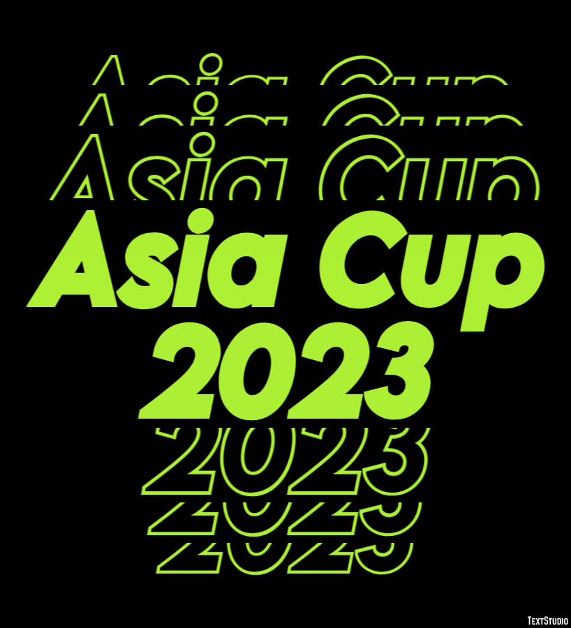 Asia Cup 2023 Metin Efekti