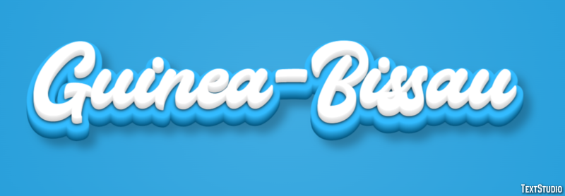 Guinea-Bissau Text effect