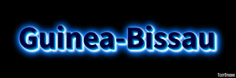 Guinea-Bissau Efecto de Texto