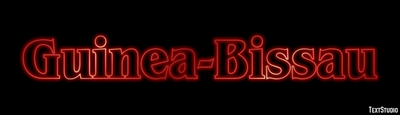 Guinea-Bissau Text effect