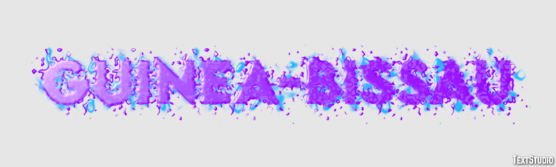 Guinea-Bissau Texteffekt