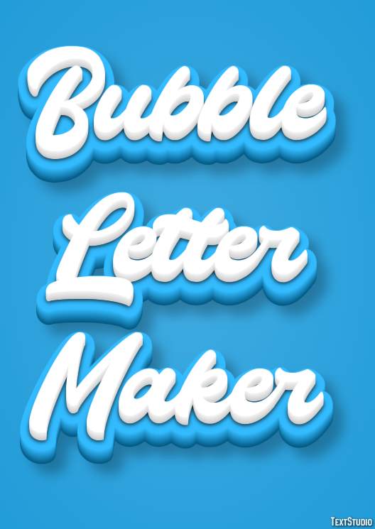 Bubble Letter Maker Text Effect