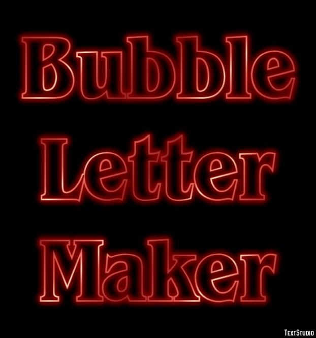 Bubble Letter Maker Text Effect