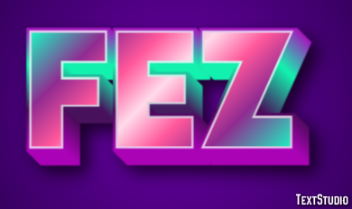 Fez Efekt tekstowy