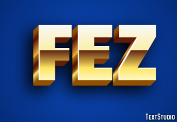 Fez Efekt tekstowy