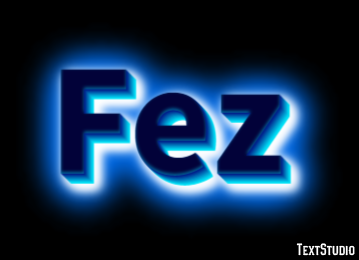Fez Efekt tekstowy