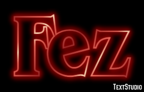 Fez Effetto testo
