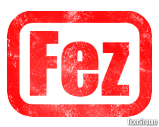 Fez Efekt tekstowy
