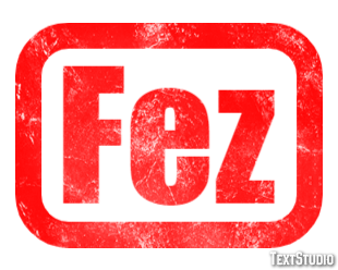 Fez Efecto de Texto