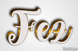 Fez Efecto de Texto