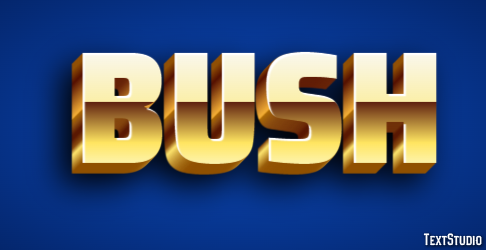 Bush Text Effect
