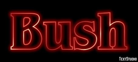 Bush Text Effect