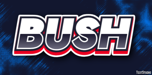Bush Text Effect