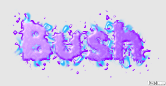 Bush Text Effect