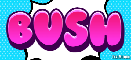 Bush Text Effect