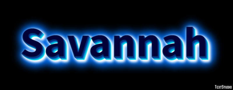 Savannah Efekt tekstowy