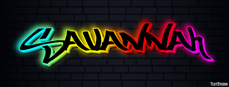 Savannah Efekt tekstowy