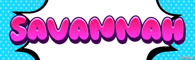 Savannah Efekt tekstowy