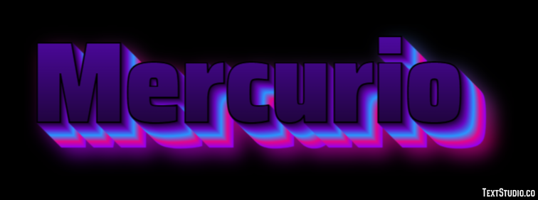 Mercurio Effetto testo
