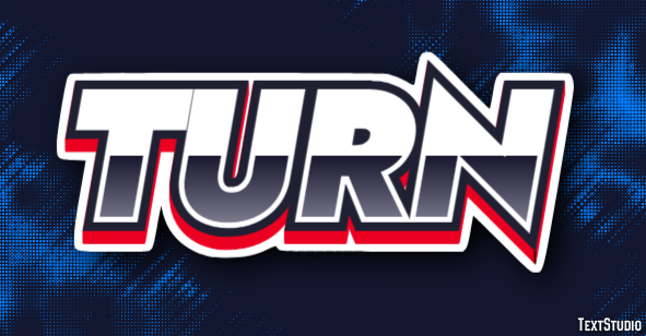 Turn Text Effect