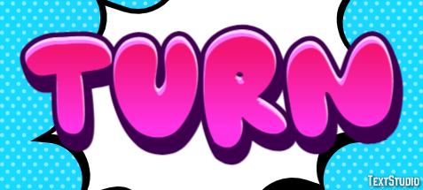 Turn Text Effect