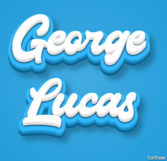 George Lucas Efeito de texto