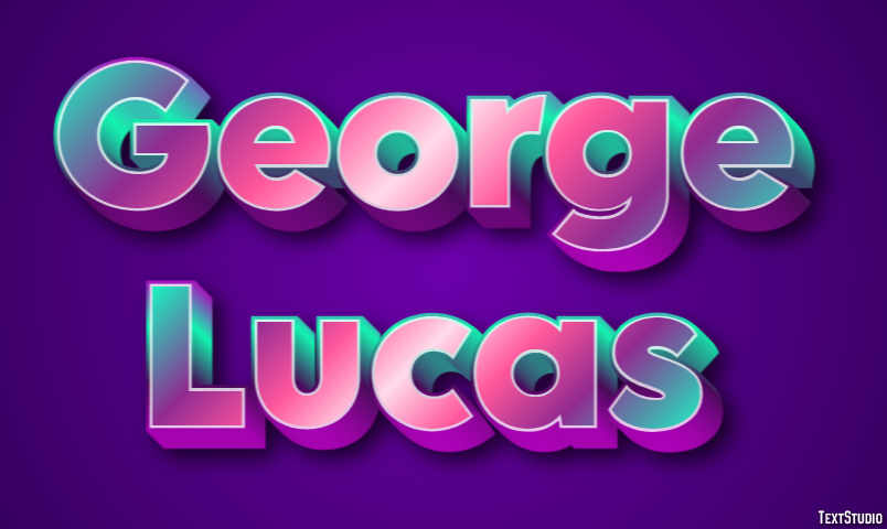 George Lucas Efeito de texto
