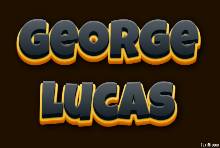 George Lucas Efeito de texto