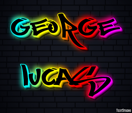 George Lucas Efeito de texto