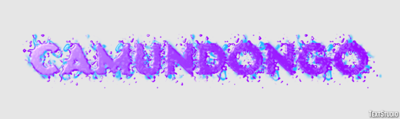 Camundongo Efeito de texto