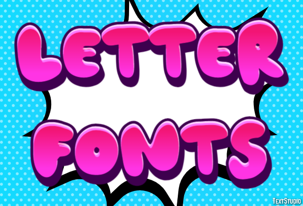 Letter Fonts Text effect