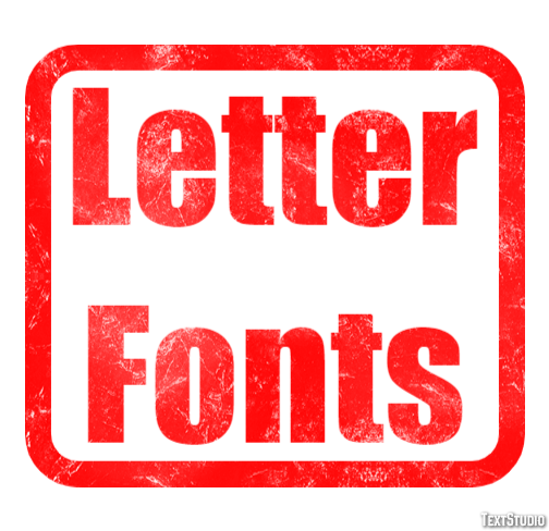 Letter Fonts Text effect