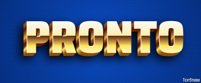Pronto テキスト効果